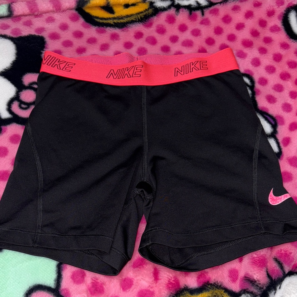 Nike Pink & Black Shorts